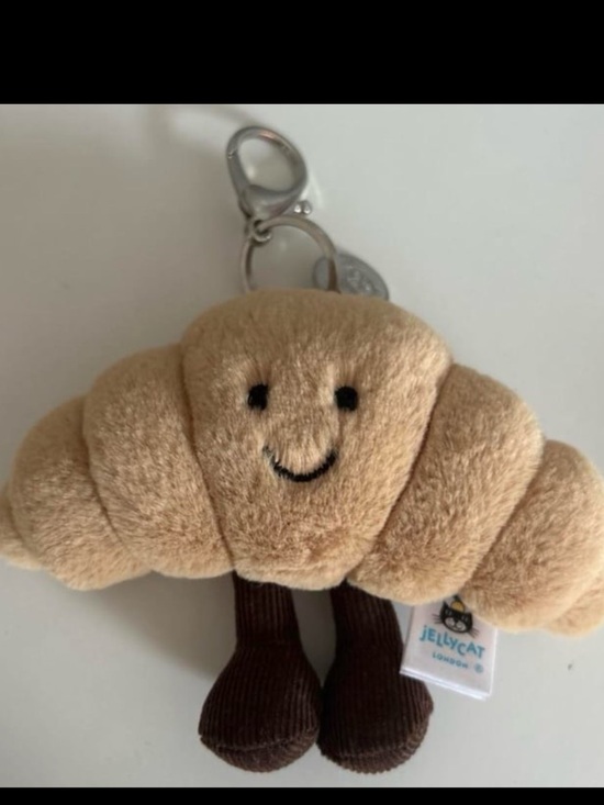 Jellycat Accessories - Jellycat Croissant Keychain Bag Charm